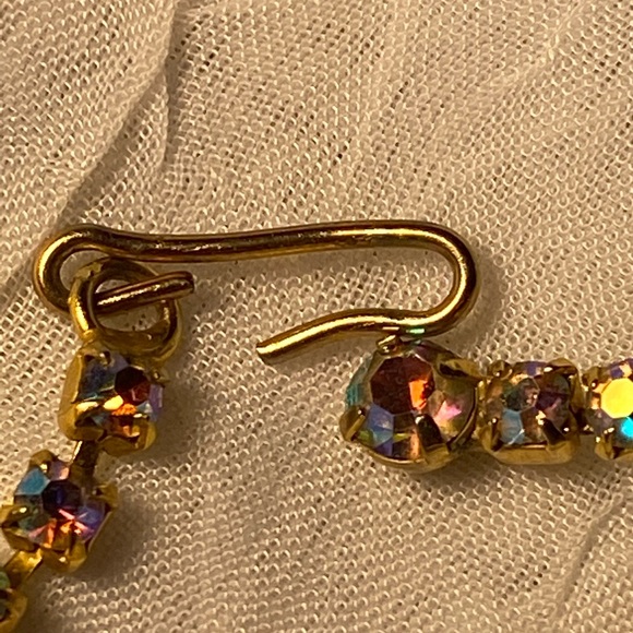 Vintage Jewels by estrella  necklace earring Set 50s 1960s rhinestone SET retro - Picture 4 of 14